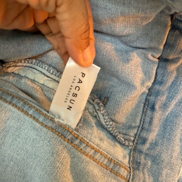 PacSun Light Blue Denim Jacket - Picture 8 of 11